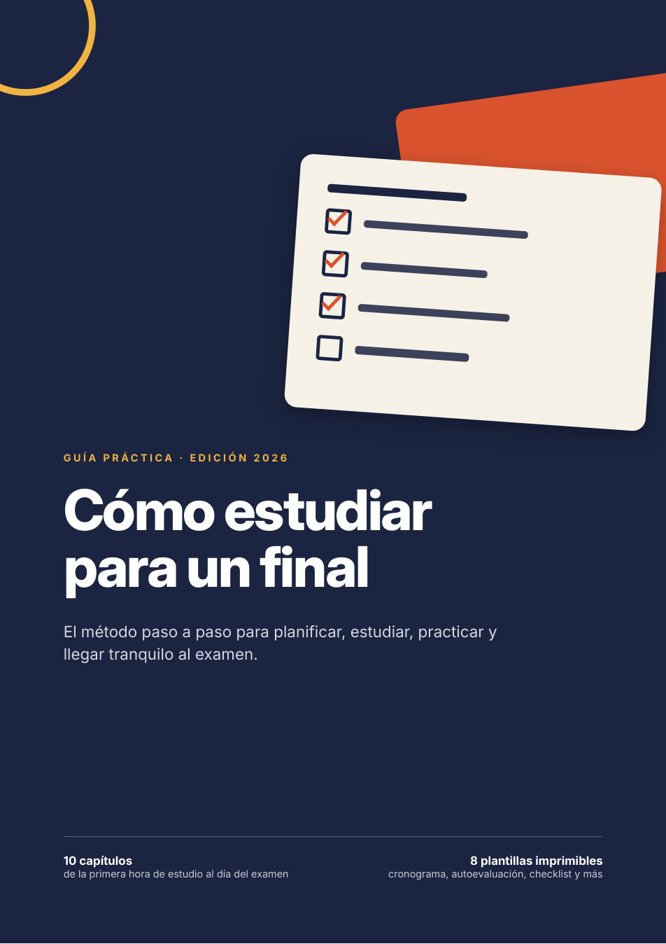 Portada de Cómo estudiar para un final